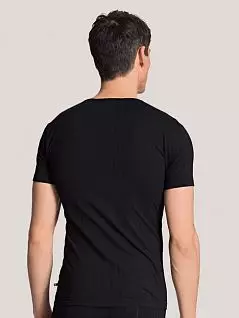 Дышащая и быстросохнущая футболка из ультратонкого хлопка Пима Calida 14886к_992 Черный 992